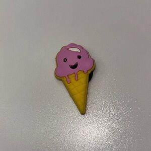 Ice Cream Cone Croc Charm